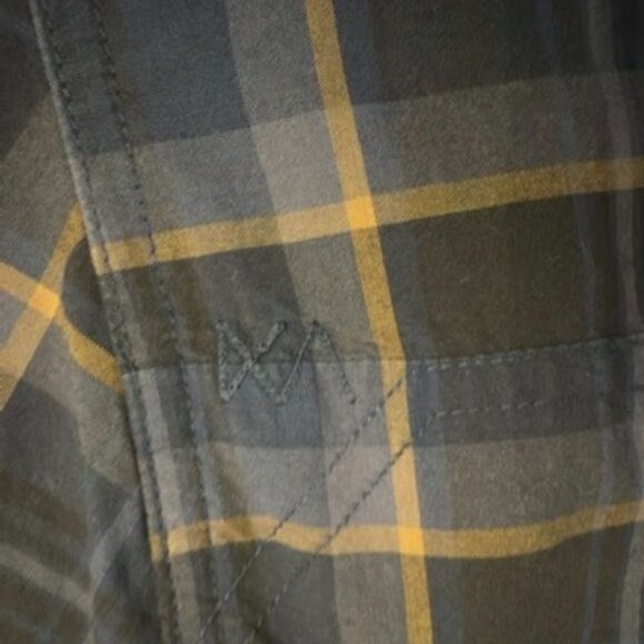 5.11 Tactical Blue Plaid Short Sleeve Button-Up Shirt - Size Medium - Picture 10 of 10